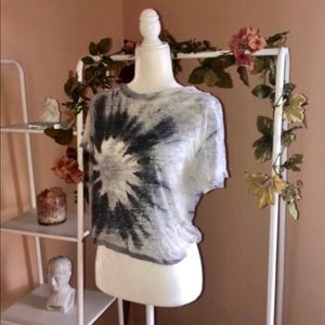 LOL VINTAGE Tie Dye Crop Shirt